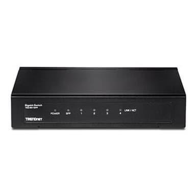 TRENDNET Switch 4-port Gbit 1* SFP lüfterlos metall
