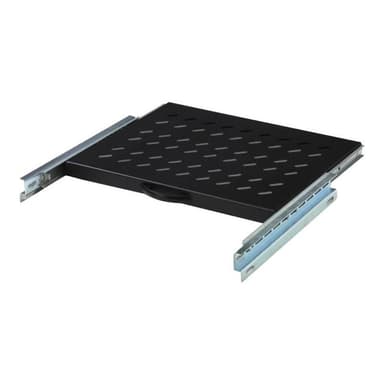 DIGITUS 19″ Zub Fachb.+TS 1HE / 500/ 50kg/ StS/ schwa
