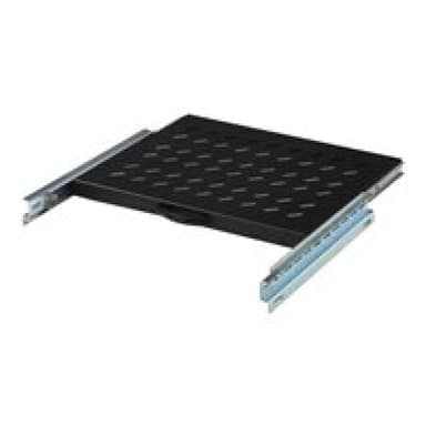 DIGITUS 19″ Zub Fachb.+TS 1HE / 500/ 50kg/ StS/ schwa