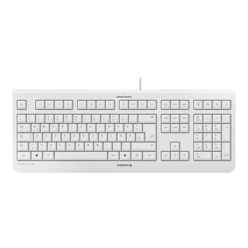 CHERRY Tas CHERRY  KC 1000 weiß schweizer Layout