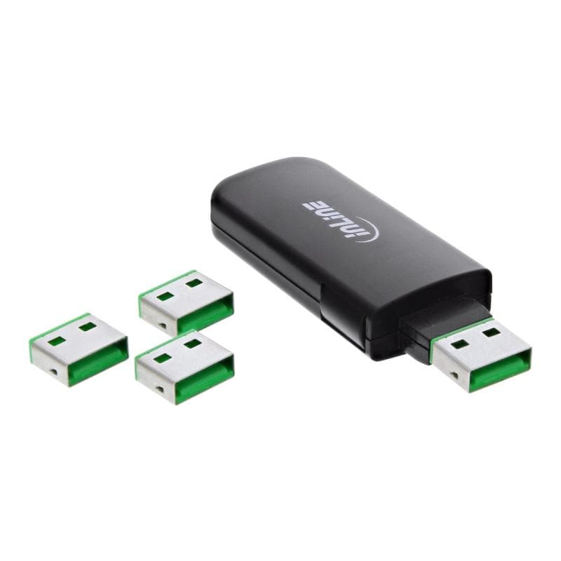 INLINE USB Portblocker, blockt bis zu 4 Ports