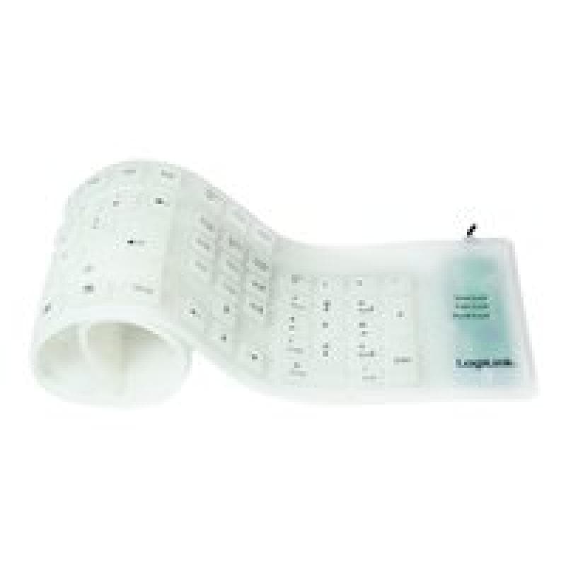 LOGILINK Keyboard Logilink wired flex. USB white