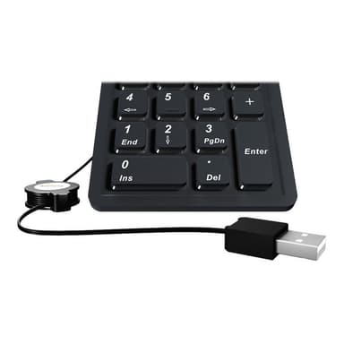 RAIDSONIC KEYSONIC Nummernblock, Silikon, USB