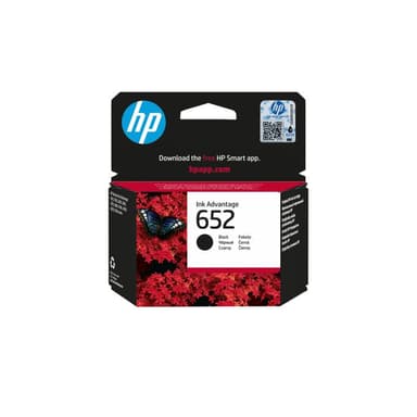 HP 652 Dye Based Black Ink Advantage Tintenpatrone