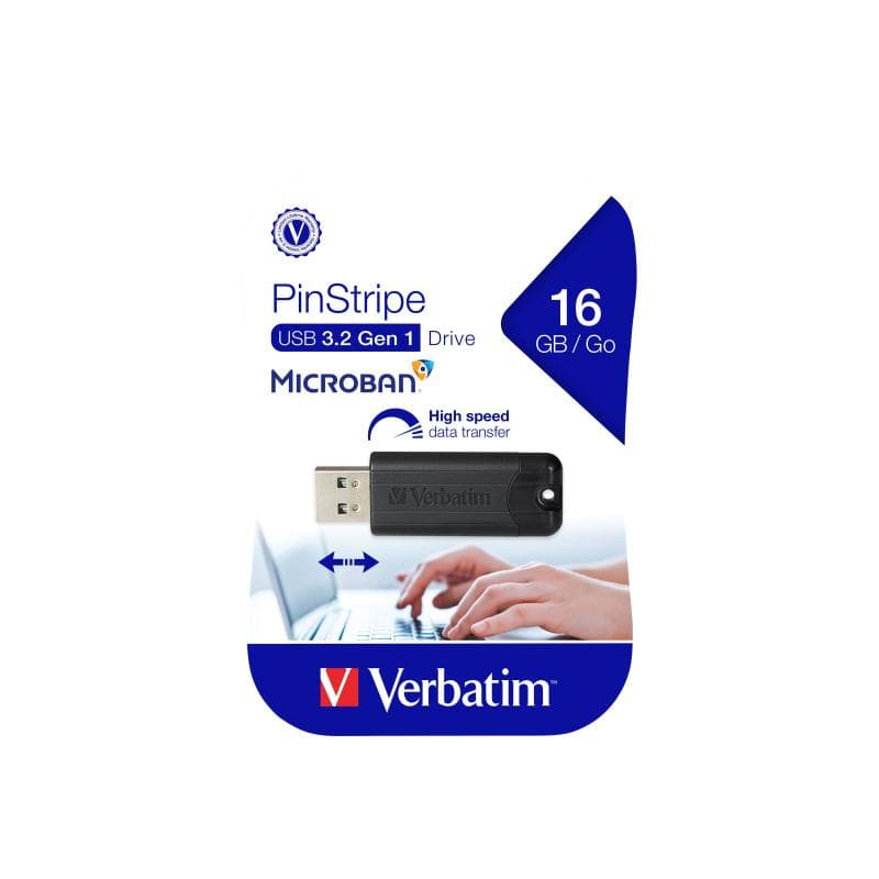 VERBATIM USB3.0 16GB HI-SPEED STORE'N'GO DRIVE (black)
