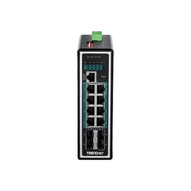 TRENDNET Switch 12-port Indust. Gbit PoE+ DIN Rail metall Lay.2+ 120W
