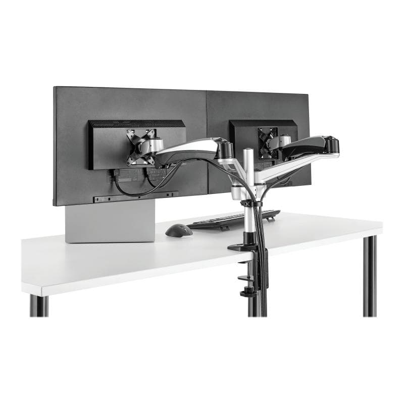STARTECH.COM Dual-Monitorhalterung mit voll beweglichem Arm - Stapelbar - Austauschbare Arme und fed