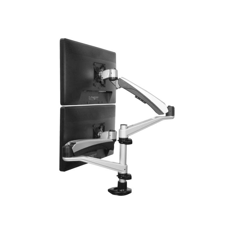 STARTECH.COM Dual-Monitorhalterung mit voll beweglichem Arm - Stapelbar - Austauschbare Arme und fed