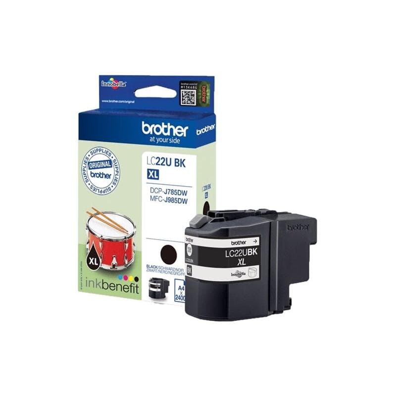 BROTHER LC22UBK XL Schwarz Tintenpatrone