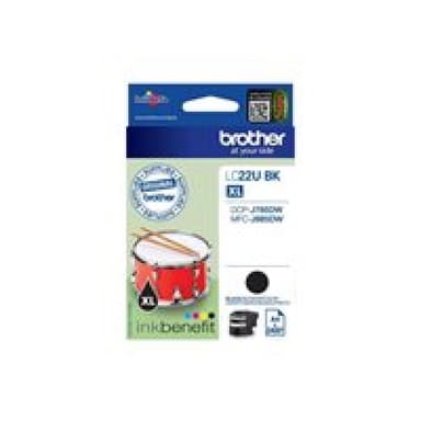 BROTHER LC22UBK XL Schwarz Tintenpatrone