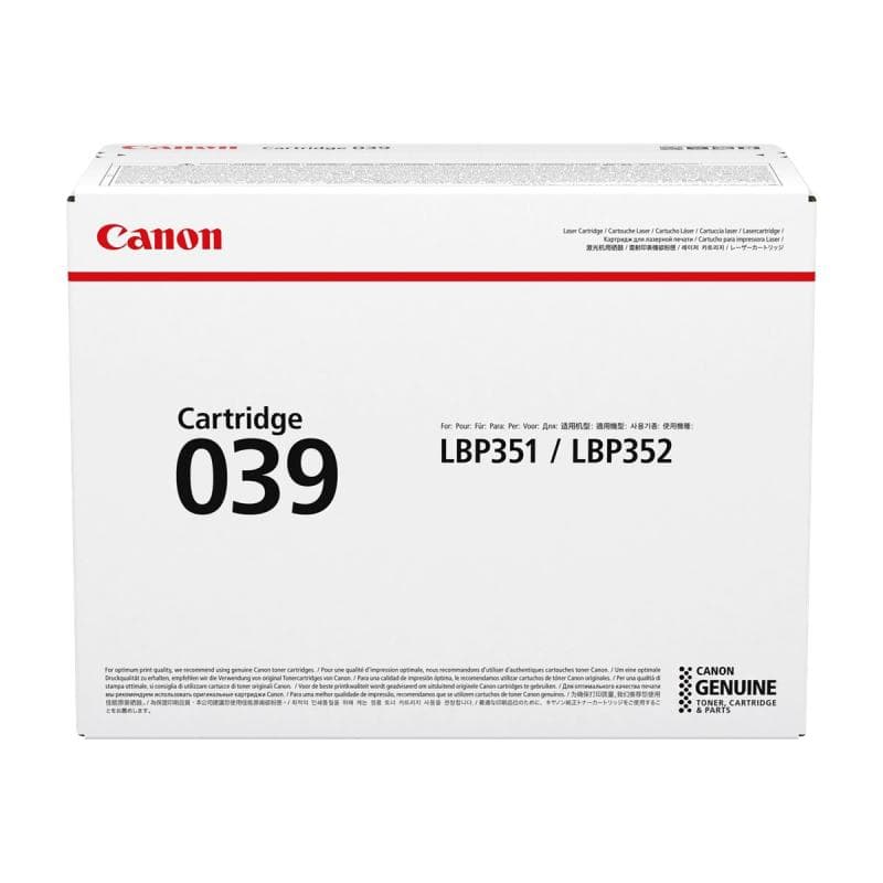 CANON 039 Schwarz Tonerpatrone
