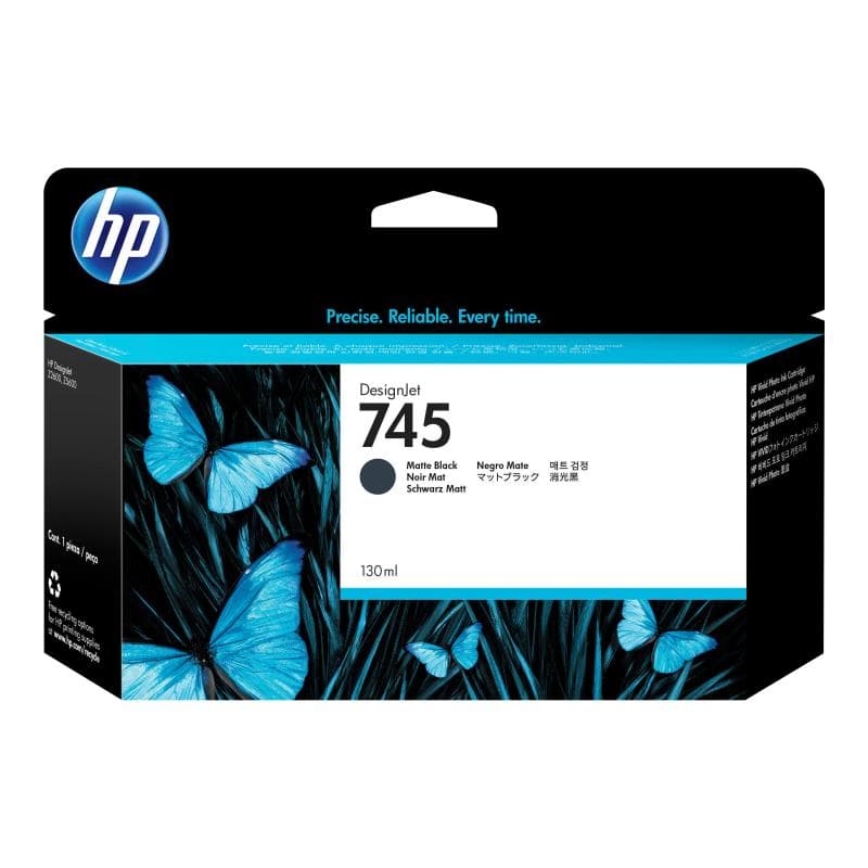 HP 745 mattschwarz DesignJet Tintenpatrone