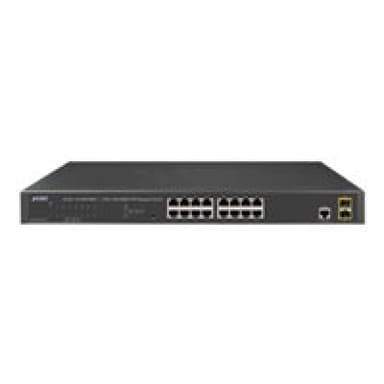 PLANET TECHNOLOGY 16-PORT MGD GIGABIT ETH.SWITCH