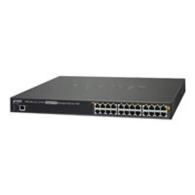 PLANET TECHNOLOGY 12-PORT GIGABIT POE+MGD INJ.HU