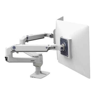 ERGOTRON LX-Montagearm fuer 2 Monitore nebeneinander weiss 68cm 27Zoll bis 33cm anheben max 18kg.bel