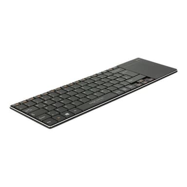 DELOCK Tastatur WLAN für Smart TV und PC / Notebook