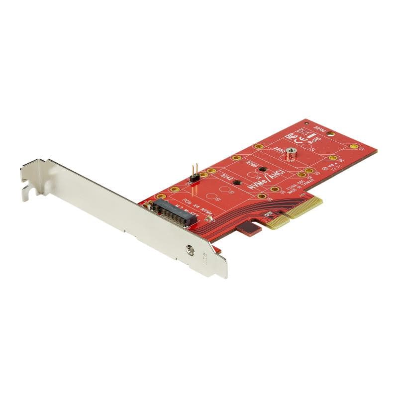 STARTECH.COM x4 PCI Express zu M.2 PCIe SSD Adapter - M.2 NGFF SSD (NVMe oder AHCI) Adapter