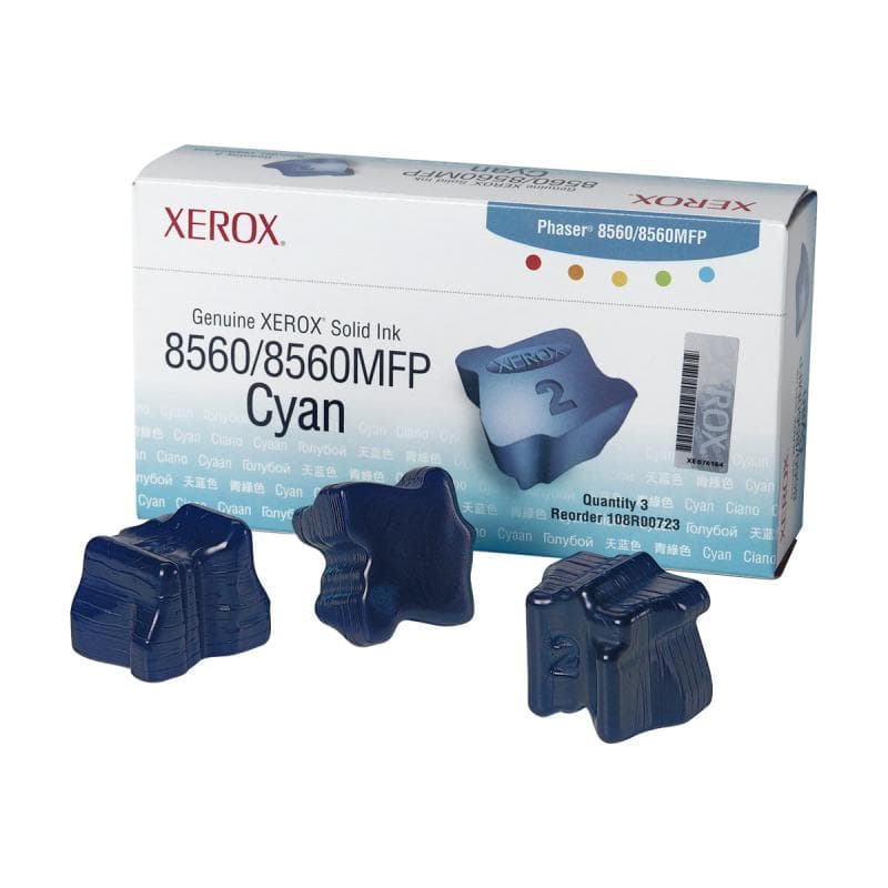 XEROX Phaser 8560MFP 3 Cyan feste Tinten