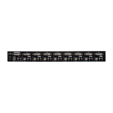 LINDY KVM Switch Pro USB Audio DVI-I 8 Port 19″ USB 2 DVI Audio