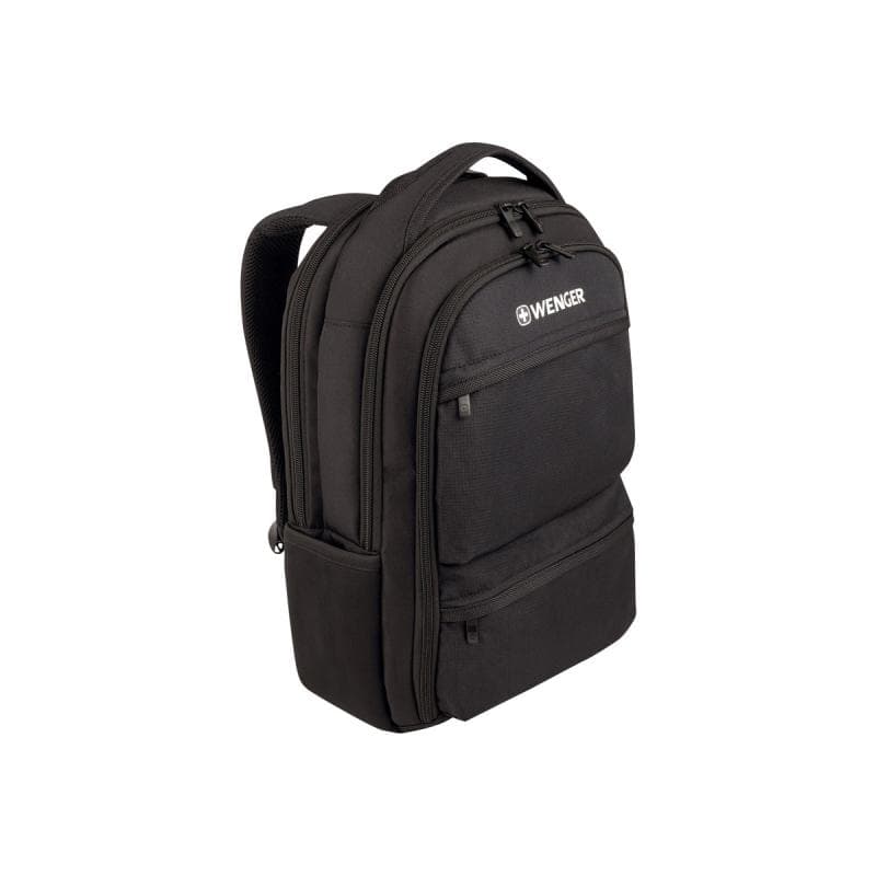 WENGER Fuse 15.6″/40 Cm Laptop Backpack, Black, 600630 (600630)