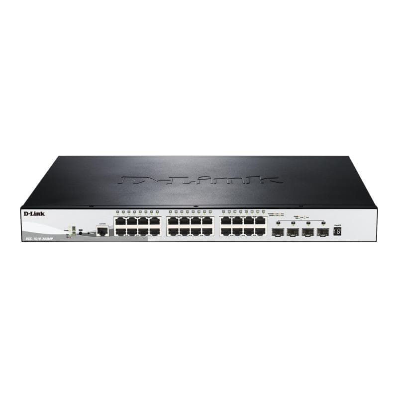 D-LINK Switch 28-Port Smart Managed PoE+ Gigabi