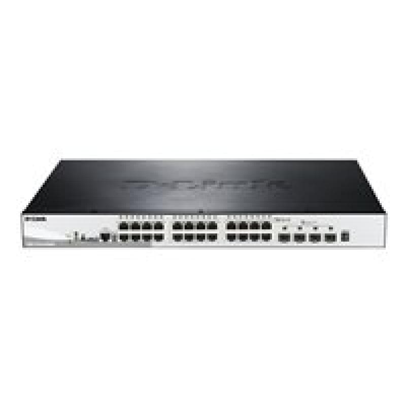 D-LINK Switch 28-Port Smart Managed PoE+ Gigabi