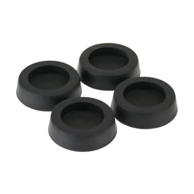 INLINE Gummi-Füße für PC Gehäuse, InLine, 4er Pack, schwarz