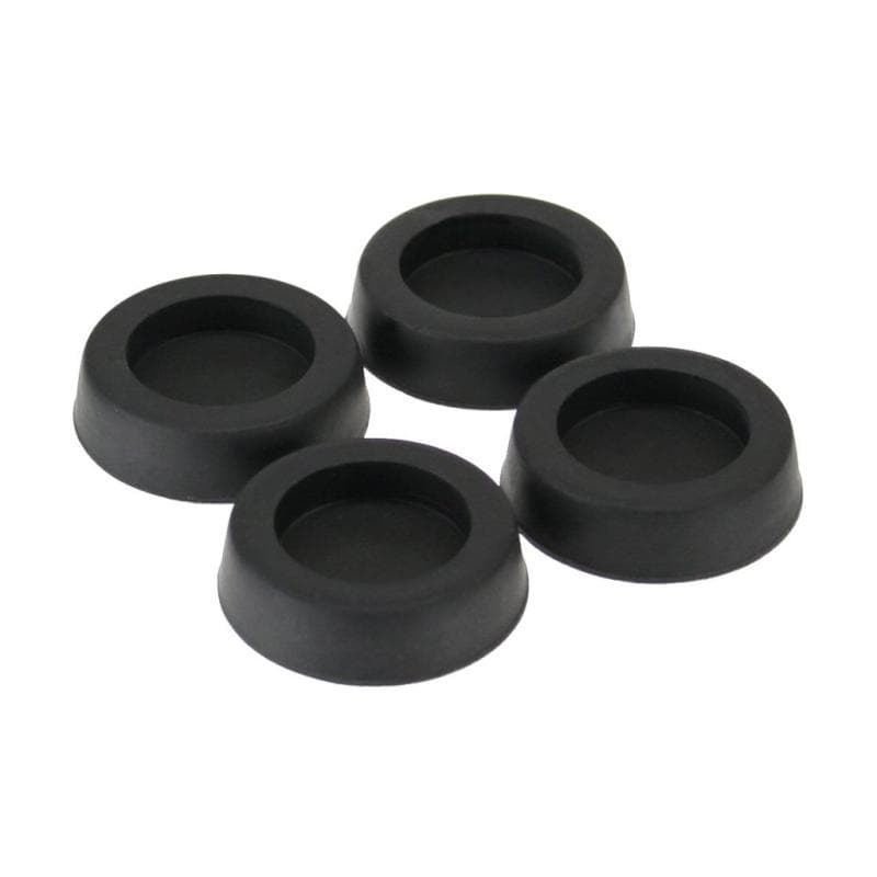INLINE Gummi-Füße für PC Gehäuse, InLine, 4er Pack, schwarz