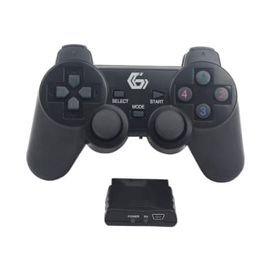 GEMBIRD Gamepad GEMBIRD USB/PC/PS2/PS3 Kabellos DualVibr. 10 Tasten