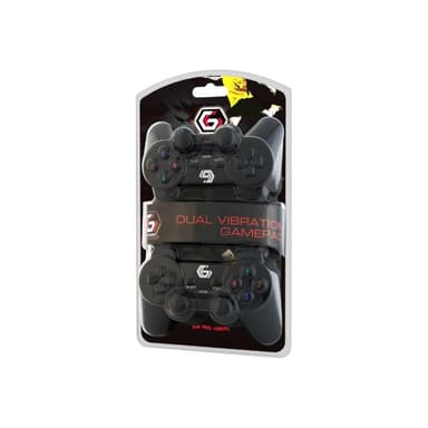 GEMBIRD Gamepad GEMBIRD 2erPack USB Gamepad Dual Vibration 10 Tasten