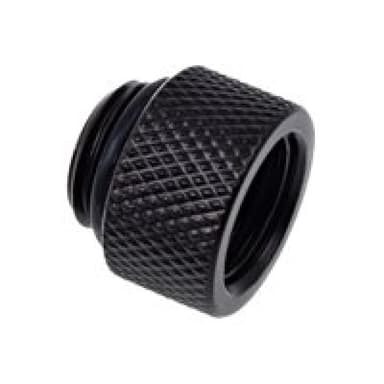 ALPHACOOL Eiszapfen Verlängerung bk | G1/4 AG auf G1/4 IG - Deep Black