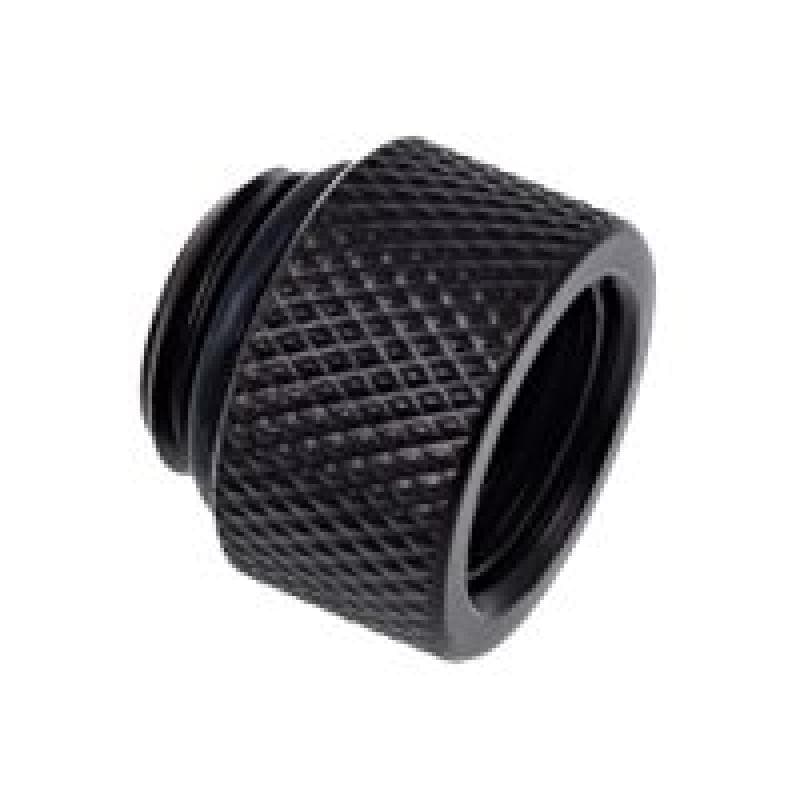 ALPHACOOL Eiszapfen Verlängerung bk | G1/4 AG auf G1/4 IG - Deep Black