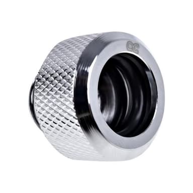 ALPHACOOL Eiszapfen 13mm HardTube Tülle | G1/4 für Plexi- Messingrohre - Chrome