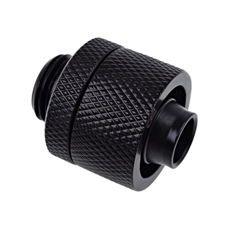 ALPHACOOL Eiszapfen 16/10mm Anschraubtül | G1/4 Deep Black