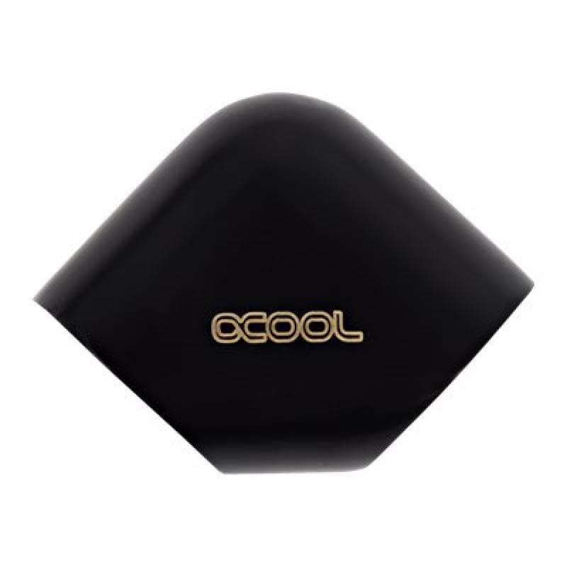 ALPHACOOL Eiszapfen L-Verbinder bk | G1/4 IG auf G1/4 IG - Deep Black
