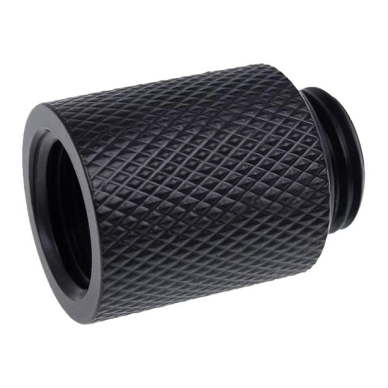 ALPHACOOL Eiszapfen Verlängerung 20mm bk | G1/4 AG auf G1/4 IG - Deep Black