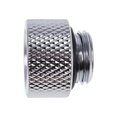 ALPHACOOL Eiszapfen Verlängerung ch | G1/4 AG auf G1/4 IG - Chrome