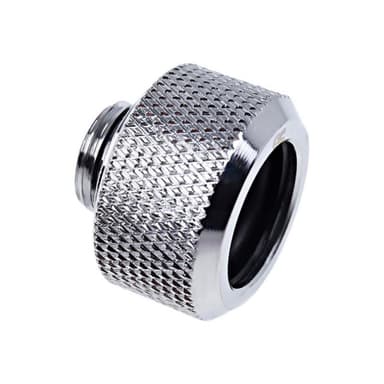 ALPHACOOL Eiszapfen 16mm HardTube Tülle | G1/4 für Plexi- Messingrohre - Chrome