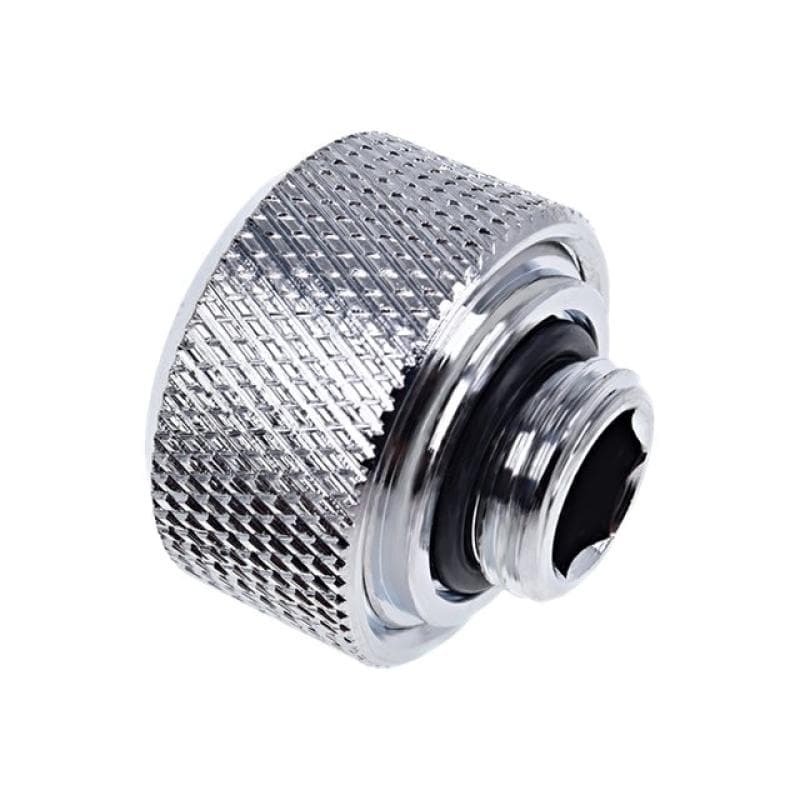 ALPHACOOL Eiszapfen 16mm HardTube Tülle | G1/4 für Plexi- Messingrohre - Chrome