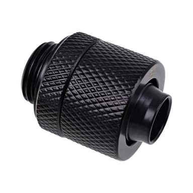 ALPHACOOL Eiszapfen 13/10mm Anschraubtül | G1/4 - Deep Black