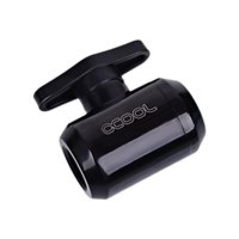 ALPHACOOL Eiszapfen 2 Wege Kugelhahn | G1/4 - Chrome