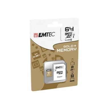 EMTEC microSDXC 64GB Class10 Gold +