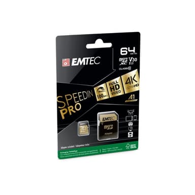 EMTEC microSDXC 64GB Class10 Speedin