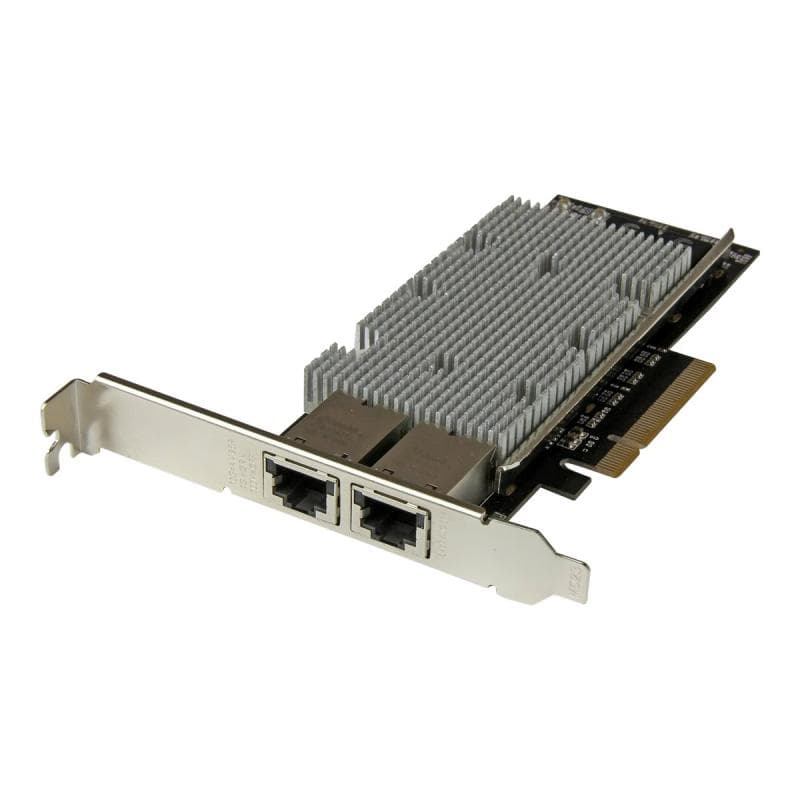 STARTECH.COM 2 Port PCI Express 10GBase-T Ethernet Netzwerkkarte - 10GbE Ethernet Adapter mit Intel