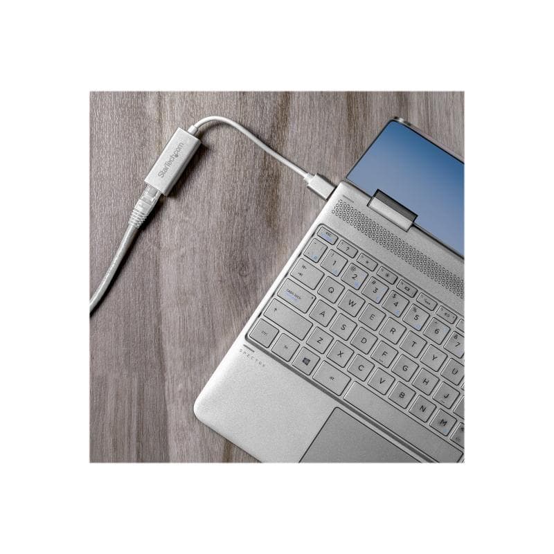 STARTECH.COM USB 3.0 auf Gigabit Netzwerkadapter - Silber - Schlankes Aluminium Design für MacBook,