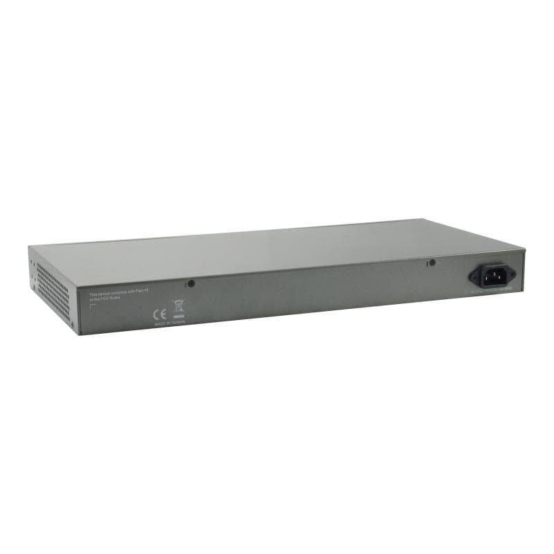 LEVEL ONE LevelOne 26-Port Web Smart Gigabit PoE Switch,24 PoE Outputs