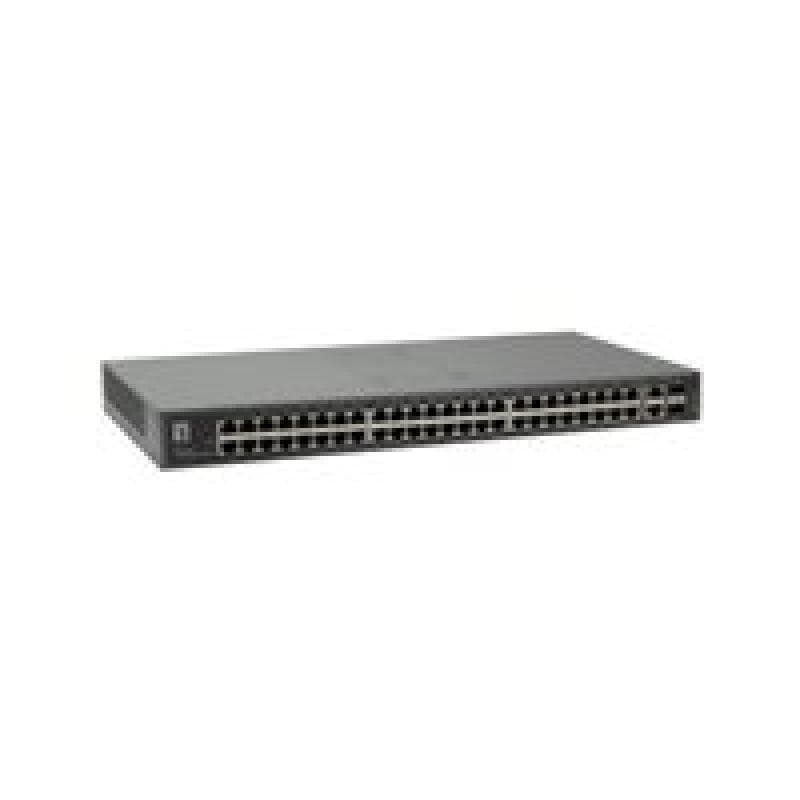 LEVELONE 50-Port Ethernet Switch, 2x SFP/RJ45 Combo Gigabit
