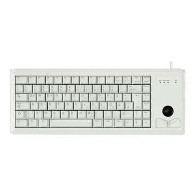 CHERRY G84-4400LPBFR-0 mit Trackball Tastatur hellgrau 2x PS/2