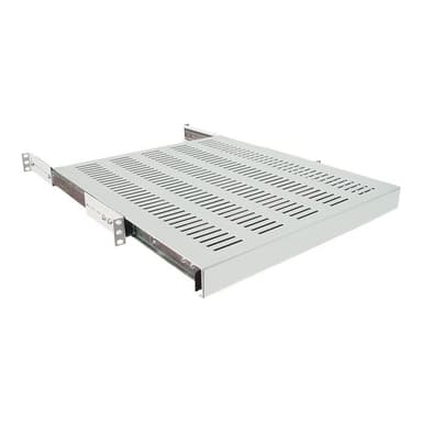 LOGILINK 19″ Ausziehbarer Fachboden T=600 mm, Lichtgrau