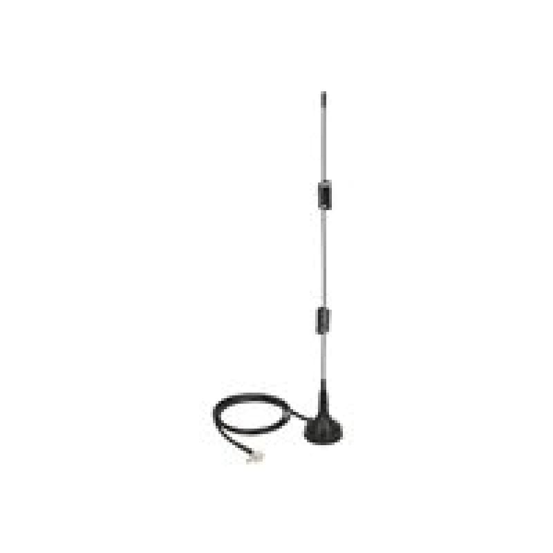DELOCK LTE-Antenne Delock TS-9 2-3dBi 90ø starr m. Standfuß schwarz